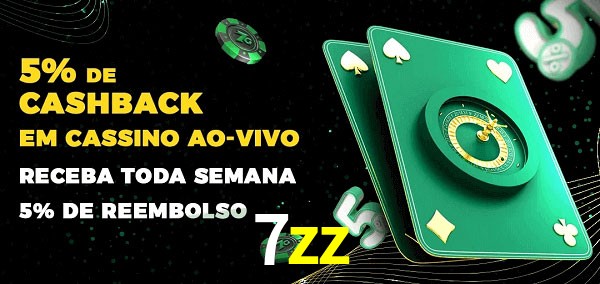 Promoções do cassino ao Vivo 7zz